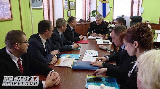 Делегация Вологодской области находится с визитом на Северном флоте